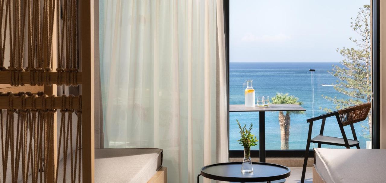 Helea Lifestyle Beach Resort Kallithéa エクステリア 写真 Sea view from a room at the hotel