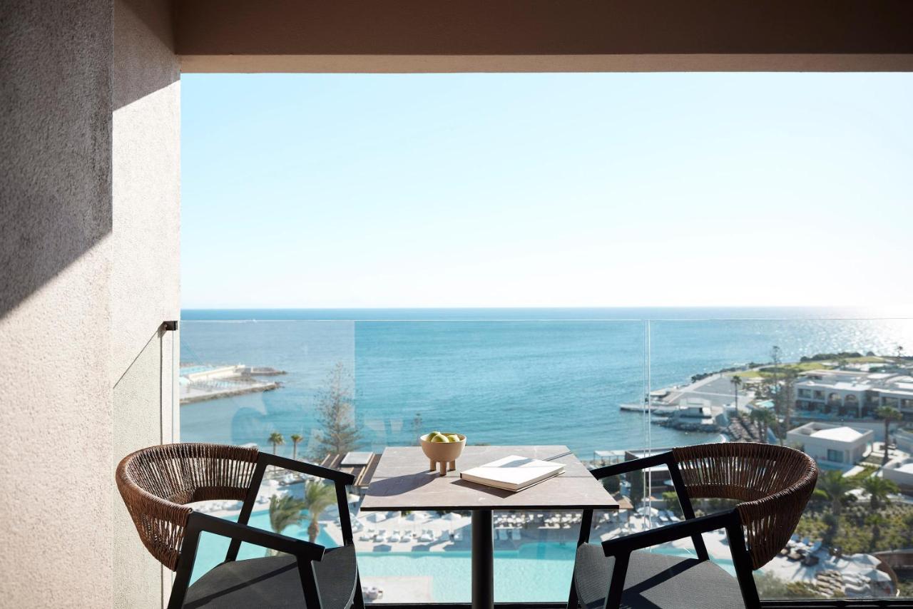 Helea Lifestyle Beach Resort Kallithéa エクステリア 写真 View from the balcony of a suite