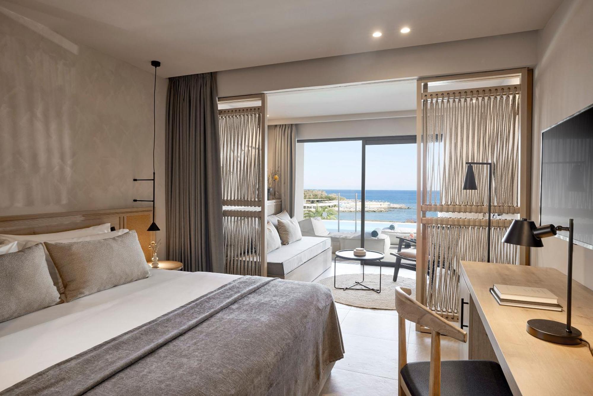 Helea Lifestyle Beach Resort Kallithéa エクステリア 写真 Deluxe Seafront Room